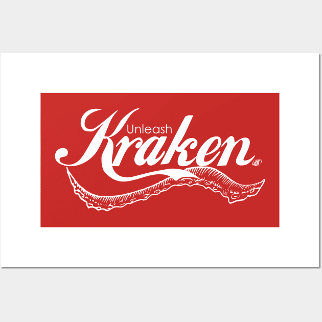 Unleash Kraken Wall Art by EnchantedTikiTees